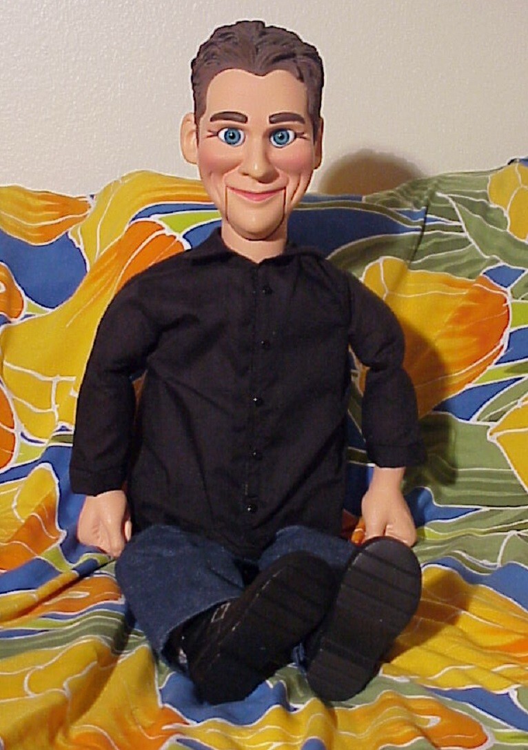 LITTLE JEFF Dunham 30" Ventriloquist Dummy NECA w/Box, DVD