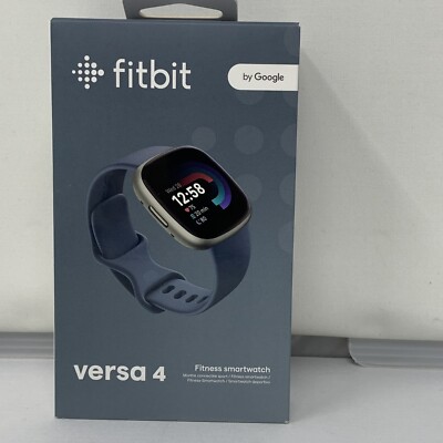 Fitbit Versa 4 Fitness & Activity Tracker Waterfall Blue BRAND NEW Ships Today