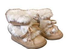 Toddler Boots Tan Madi Fashion Faux Fur Size 2 - Genuine Kids from Oshkosh - NIB