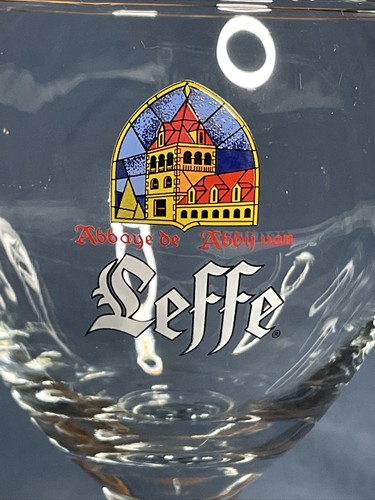 BELGIAN Leffe Beer Glass Belgium 7.5” chalice - Picture 2 of 4