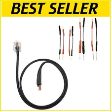 Easy-Install Military-Grade Radar Detector Power Cord, 10" Long with 2 Amp Fuse