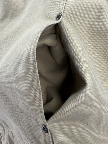Men’s Austin Clothing Co. Detroit Jacket Size XL Cotton Beige Bomber Full Zip - Picture 13 of 18