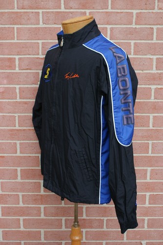 CHASE AUTHENTICS TERRY LABONTE Racing JACKET BLACK/ BLUE YOUTH SIZE L (14/16) - Picture 2 of 5