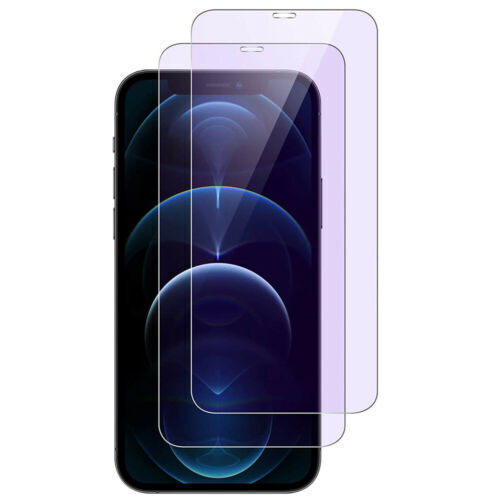 Full Cover Screen Protector Anti-Blue Light For iPhone 15 14 13 12 11 Pro Max - Photo 12 sur 20