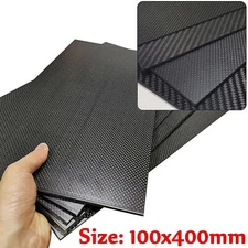 100% 3K Full Carbon Fiber Board Composite Material Carbon Plate Sheet 100x400mm