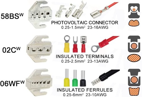 7 PCS Multifunktionale Crimpzangen Set Crimpzange Aderendhülsenzange Presszange - Bild 5 von 12