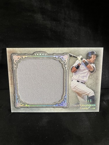 Curtis Granderson 2013 Topps Five Star Silver Jumbo Relic 1/5