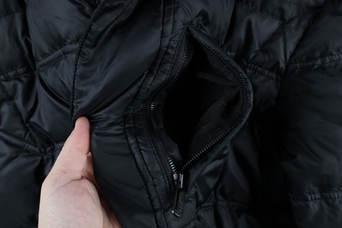Tumi Tech Mens Medium Distressed Goose Duck Down Insulated Winter Puffer Jacket - Picture 8 of 15