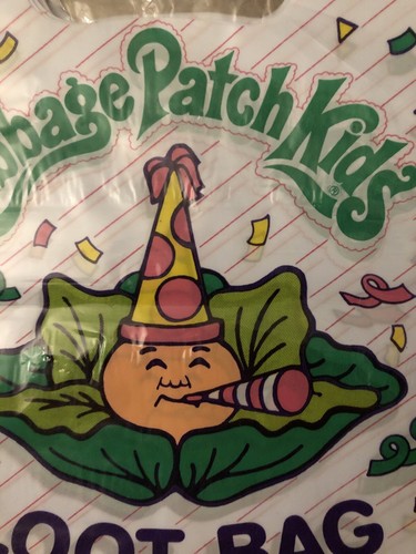 Vintage CABBAGE PATCH KIDS 1984 Loot BAGS 16 pcs Fiesta de cumpleaños Favor NUEVO Retro - Imagen 4 de 7