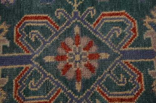 All-Over Green Tribal Oushak Indian Runner Rug Wool Hand-knotted Hallway Rug 3x8 - Picture 11 of 17