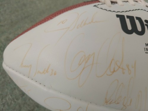 RARE VINTAGE WASHINGTON REDSKINS SUPER BOWL LEGENDS Signed Football Riggins HOF - Picture 10 of 10