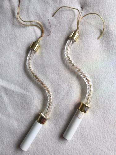 Crystal Chandelier Arms Twisted Rope Design Gold Tone Hardware Vintage (2) - Foto 4 di 5