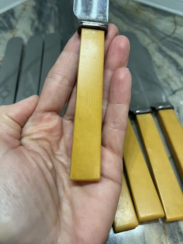 Vintage superior cutlery sheffield firth stainless Set Of 8 knives - Picture 4 of 11