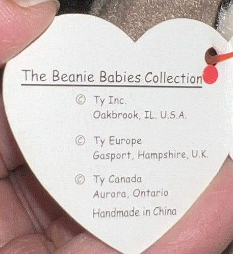 Ty Beanie Baby Canyon the Cougar Retired P.E. Pellets W/ Errors On tags 1998 New - Picture 4 of 12