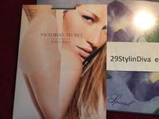 VICTORIA'S SECRET BODY BARE PANTYHOSE ALMOST BLACK SIZE B CONTROL TOP 7 DENIER