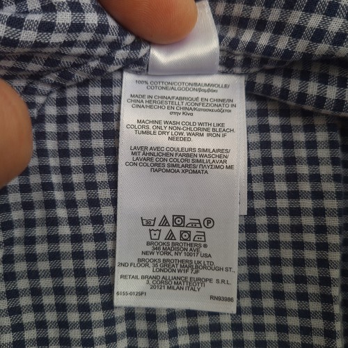Vestido Brooks Brothers rojo polar línea A talla UK18 EU46 US14 algodón plisa... - Imagen 16 de 19