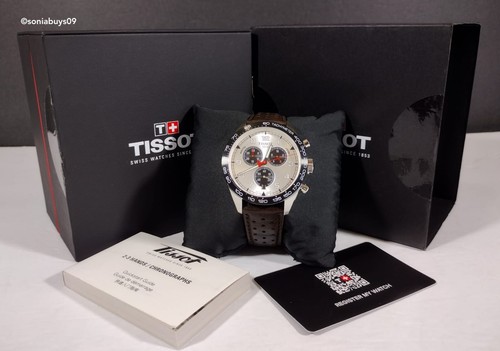 Tissot PRS 516 Quartz Chronograph Men's Watch, Brown - Picture 5 of 12