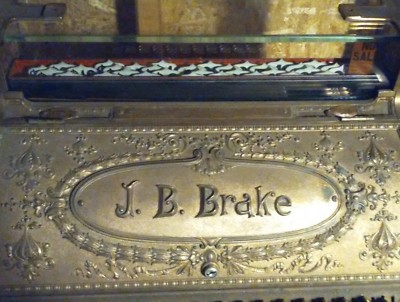 Antique Brass National Cash Register.. 1907.. Class 36 3/4.. From