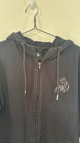Kings Will Dream Black Hoodie – Full Zip Front – Streetwear Style – Size Large - Bild 3 von 7
