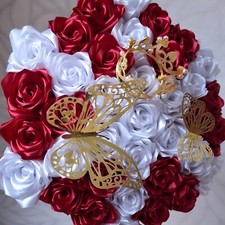 satin roses bouquet