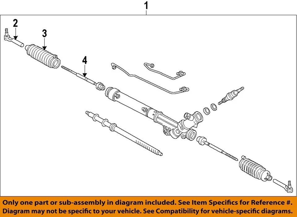 Used Rack and Pinion Assembly fits: 2012 Chevrolet Captiva sport Power Rack and Foto 3 de 4