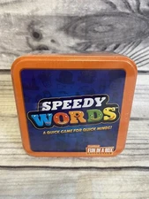 Speedy Words Fun in a Box Collection Card Game Foxmind New SEALED