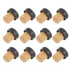 12pcs Cork Stopper Fruit Wine Bottle Sealing Plugs Wine Supplies Glass Stopper