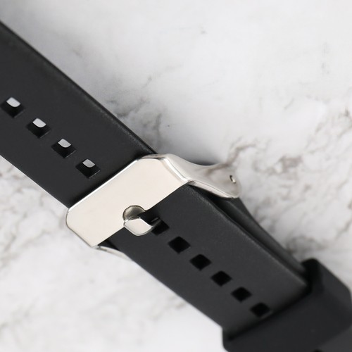 Silicone Watch Strap for Polar FT4 FT7 Fitness Tracker Wristband Black/White - Picture 6 of 11