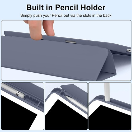 For iPad 10 9/8/7th Gen 10.2, iPad Air 1/Air2, Air 4/5th Soft TPU Magnetic Cover - Picture 55 of 55