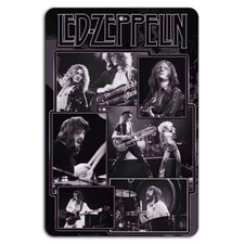 Led Zeppelin Concert Collage Metal Sign