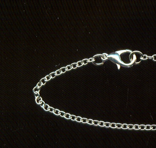 COLGANTE DISEÑO PERLA SOBRE HOJA COLOR CREMA CON CADENA 18" (3M349) - Imagen 3 de 3