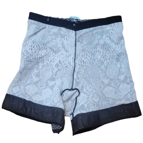 Vintage 1960s Penneys Adonna Snakeskin Print Shaping Panty Shorts - Picture 3 of 4