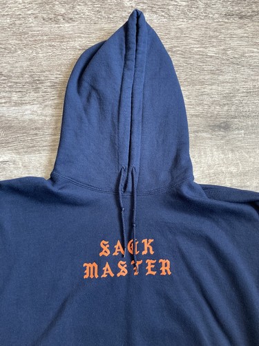 NFL Sack Master Pull Over Hooded Sweatshirt Men’s Size 2XL Long Sleeve Blue - Picture 2 of 9