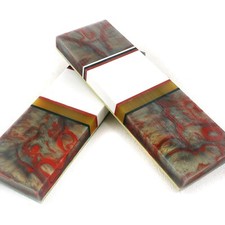 Resin Art Segmented Knife Making Scales Material 5 3/4 x 1 3/4 x 1/2 in