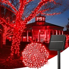 200LED Solar String Light Lights Waterproof Outdoor Christmas Garden Party Decor