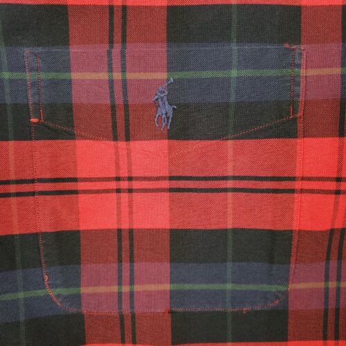 Ralph Lauren Hemd Herren Large Rot Buffalo Karo Vintage Cabincore Woodland Vintage - Bild 4 von 8