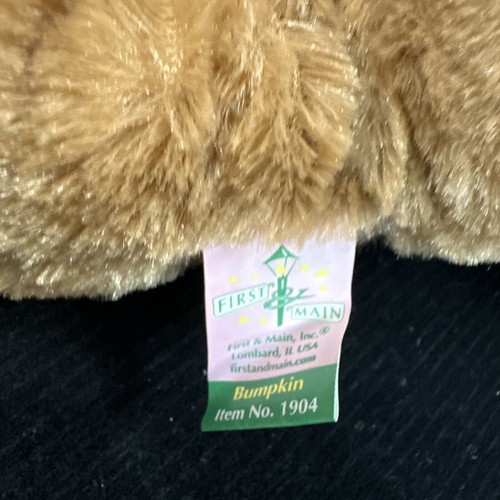 First & Main “Bumpkin “Teddy Bear Plush Stuffed Animal Soft Brown Tan GUC - Picture 5 of 8