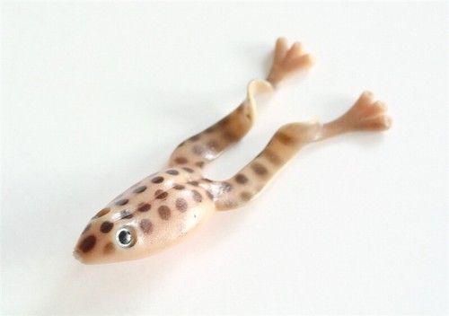 5 NUEVO cebo de señuelo de rana de plástico suave 10cm 4 "aparejos de pesca 5 colores - Imagen 27 de 27