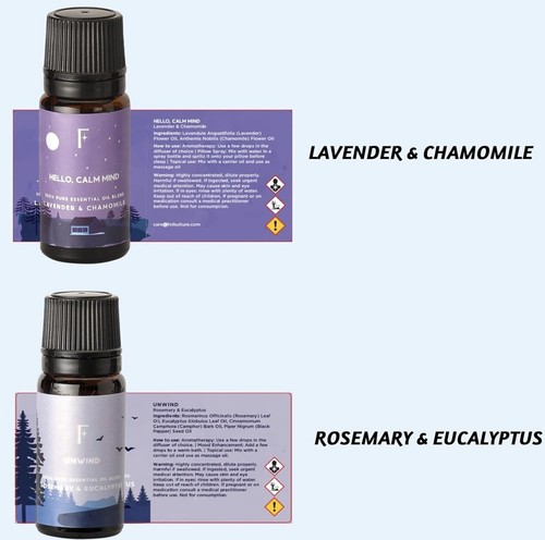 6 Pack Folkessence 100% Pure Essential Oils Sleep Aromatherapy Variety Pack - Picture 8 of 9