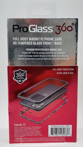 Pro Glass 360° Full Body Magnetic HD Tempered Cover New Apple iPhone 11 Pro Case - Picture 2 of 2