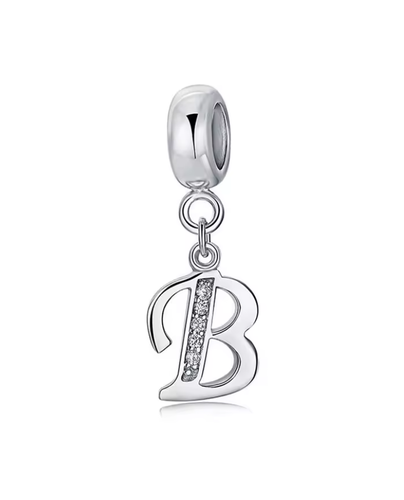 Charms Anhänger Silber 925 für Pandora Armband Buchstaben A B C Alphabet Gold Si - Bild 5 von 54