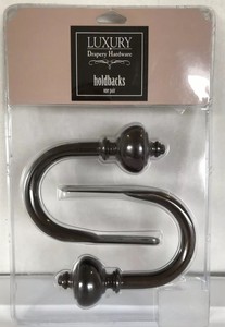 Burlington Coat Factory Luxury Drapery Hardware One Pair Dark