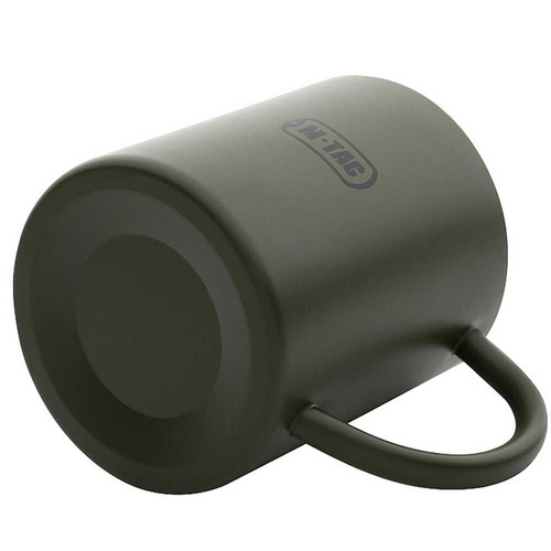 Taza térmica ligera de doble pared M-Tac 250 ml acero inoxidable oliva - Imagen 4 de 5