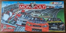 Monopoly NASCAR Collector's Edition Board Game 2002 Sam Bass Custom Tokens New