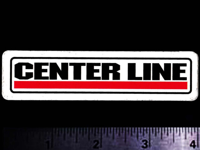CENTER LINE Wheels - Original Vintage 1980’s Racing Decal/Sticker - 4 inch size