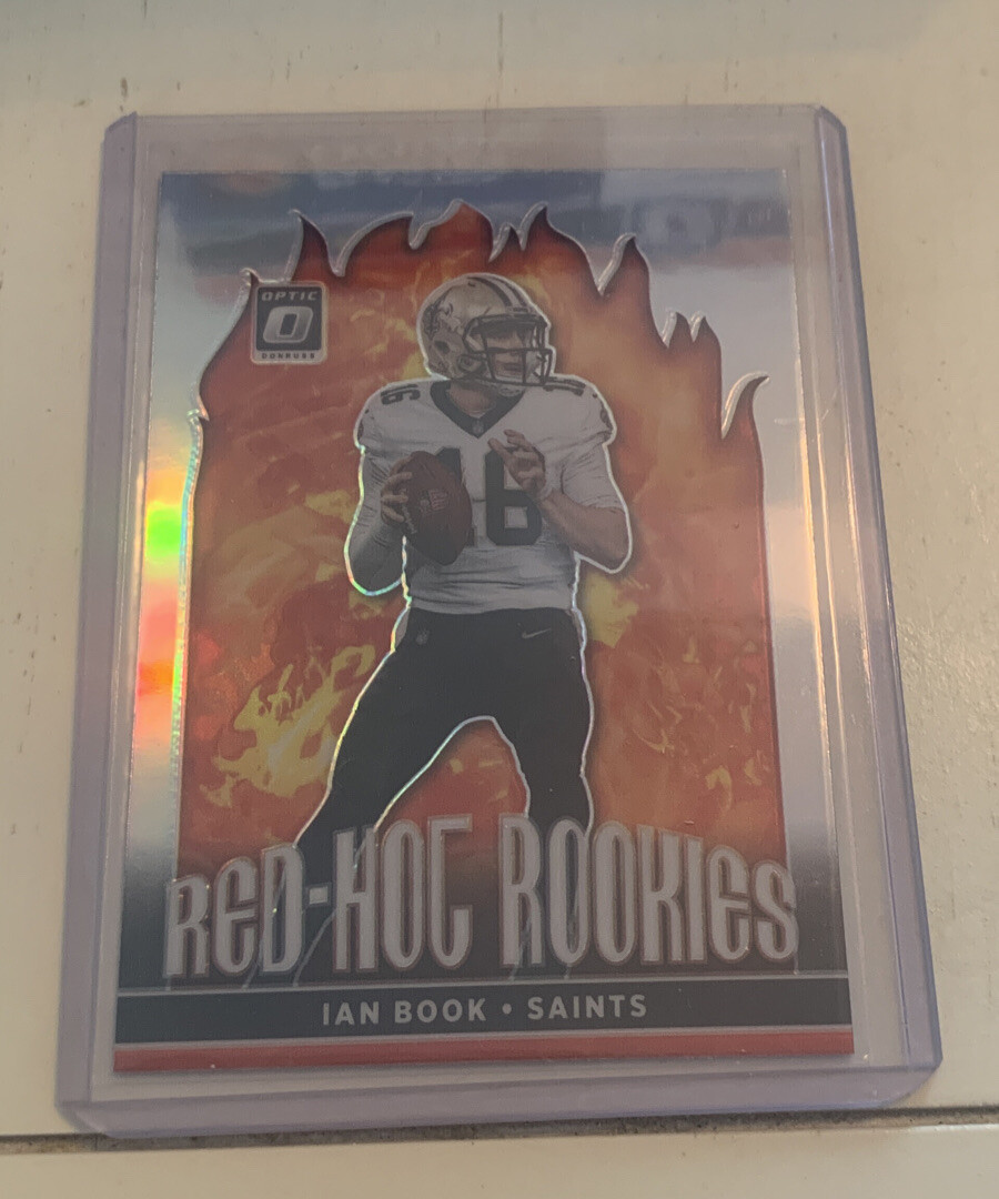 2021 Donruss Optic Ian Book Red Hot Rookies Silver Holo RC Saints