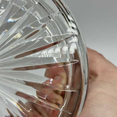 Marquis by Waterford Crystal Round Trinket Box & Lid Calais Pattern Glass - Picture 6 of 9