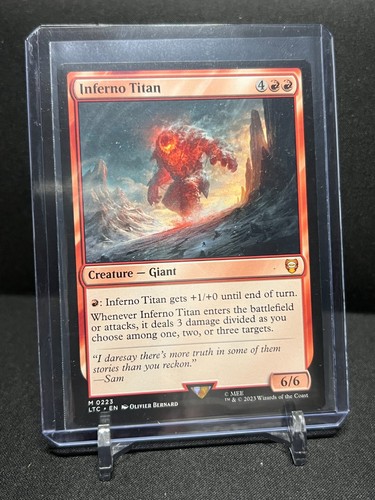 Inferno Titan MTG Magic 2023 Lord of the Rings Commander NM/M - Picture 1 of 1
