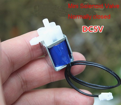 DC5V 6V 2-Way Micro Mini Electric Solenoid Valve Normally Closed Air Water Valve - Picture 1 of 5