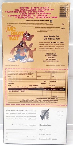 The Adventures Of MC Skat Kat And The Stray Mob Paula Abdul Longbox CD Hip Hop - Picture 2 of 2